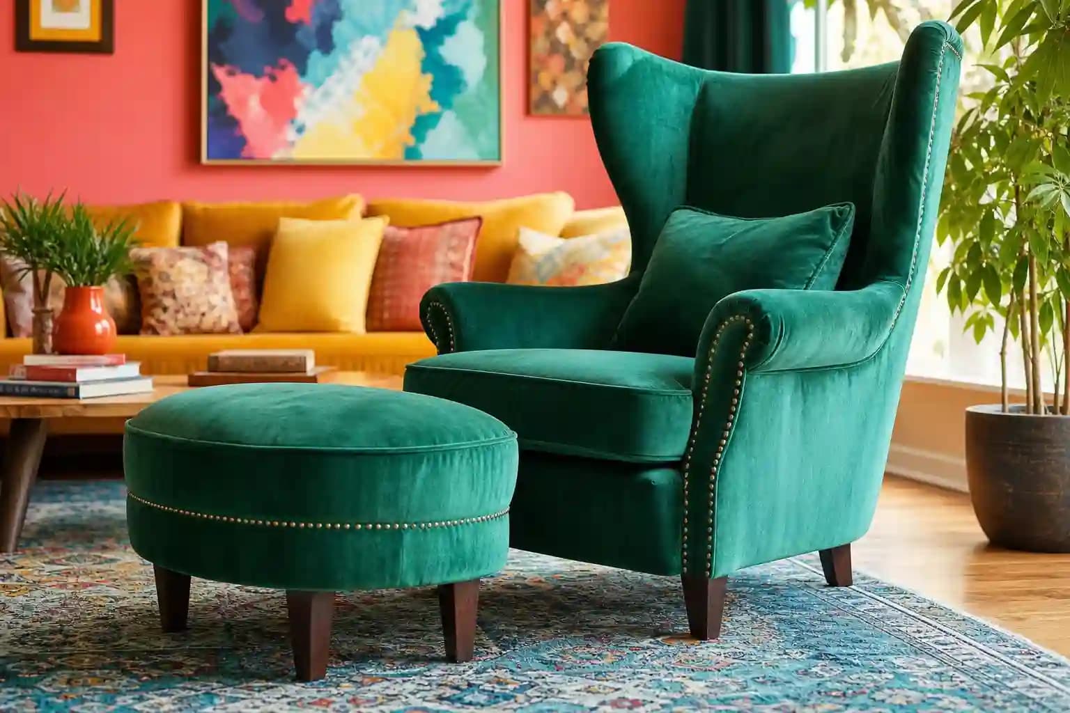 A Vibrant Statement of Comfort & Contemporary Elegance