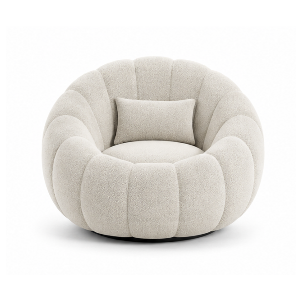 Nuvola Pumpkin Swivel Chair