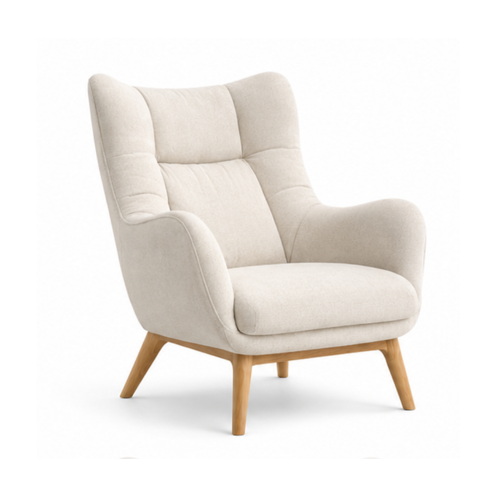 Aurora Wingback Lounge Chair - image 3
