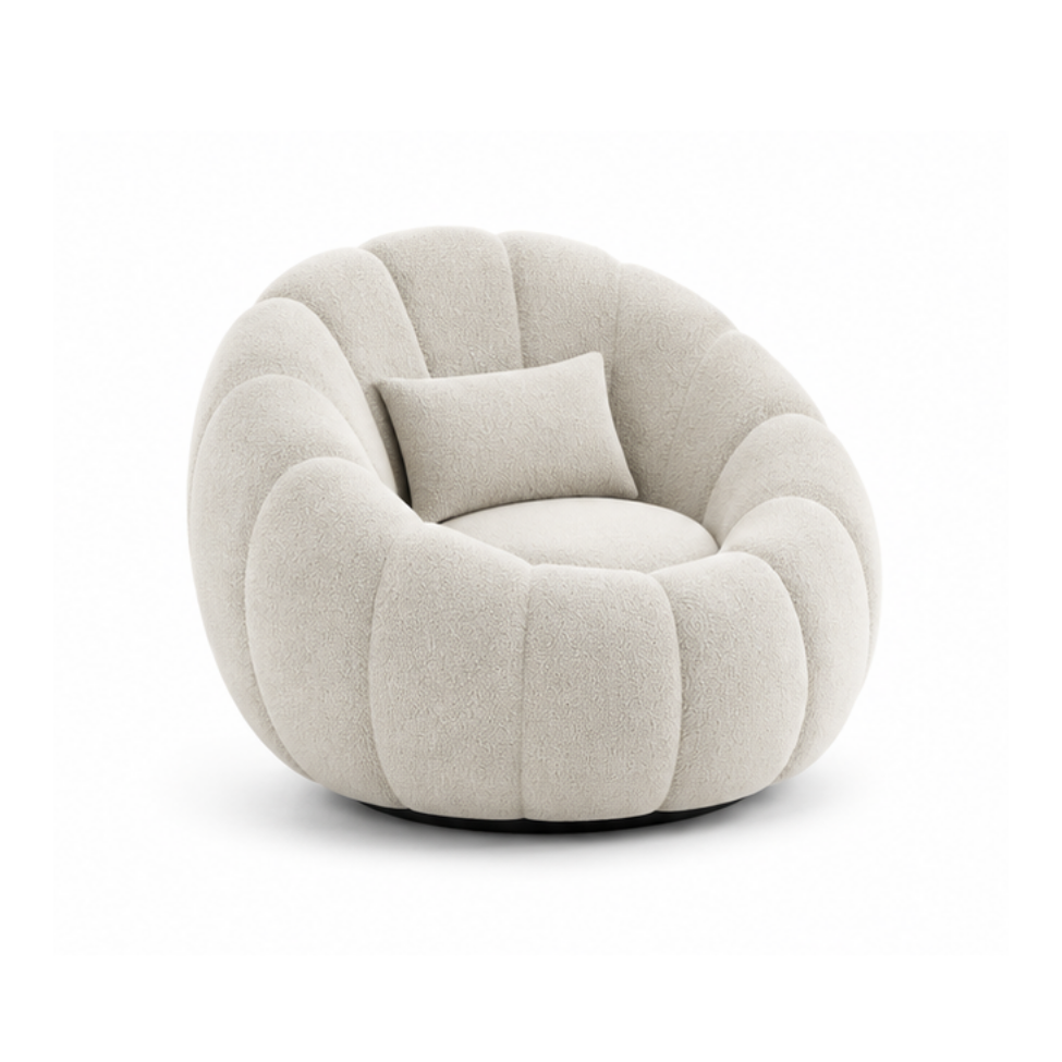 Nuvola Pumpkin Swivel Chair - image 3