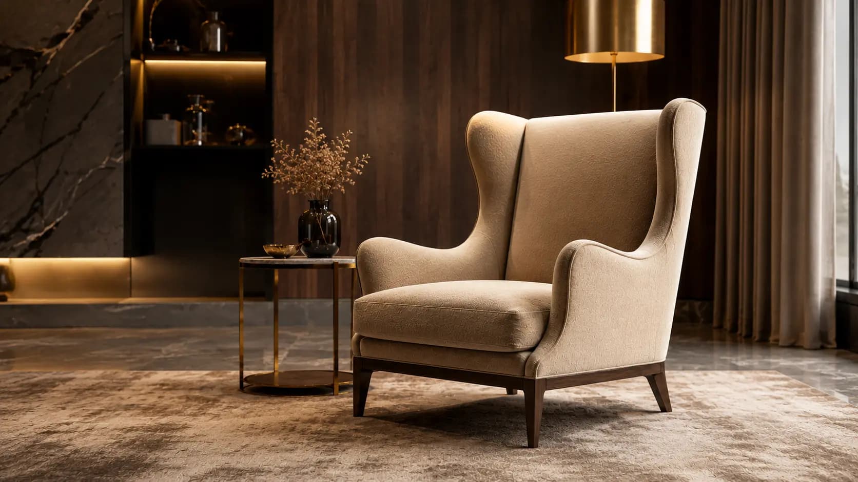 Wing chair